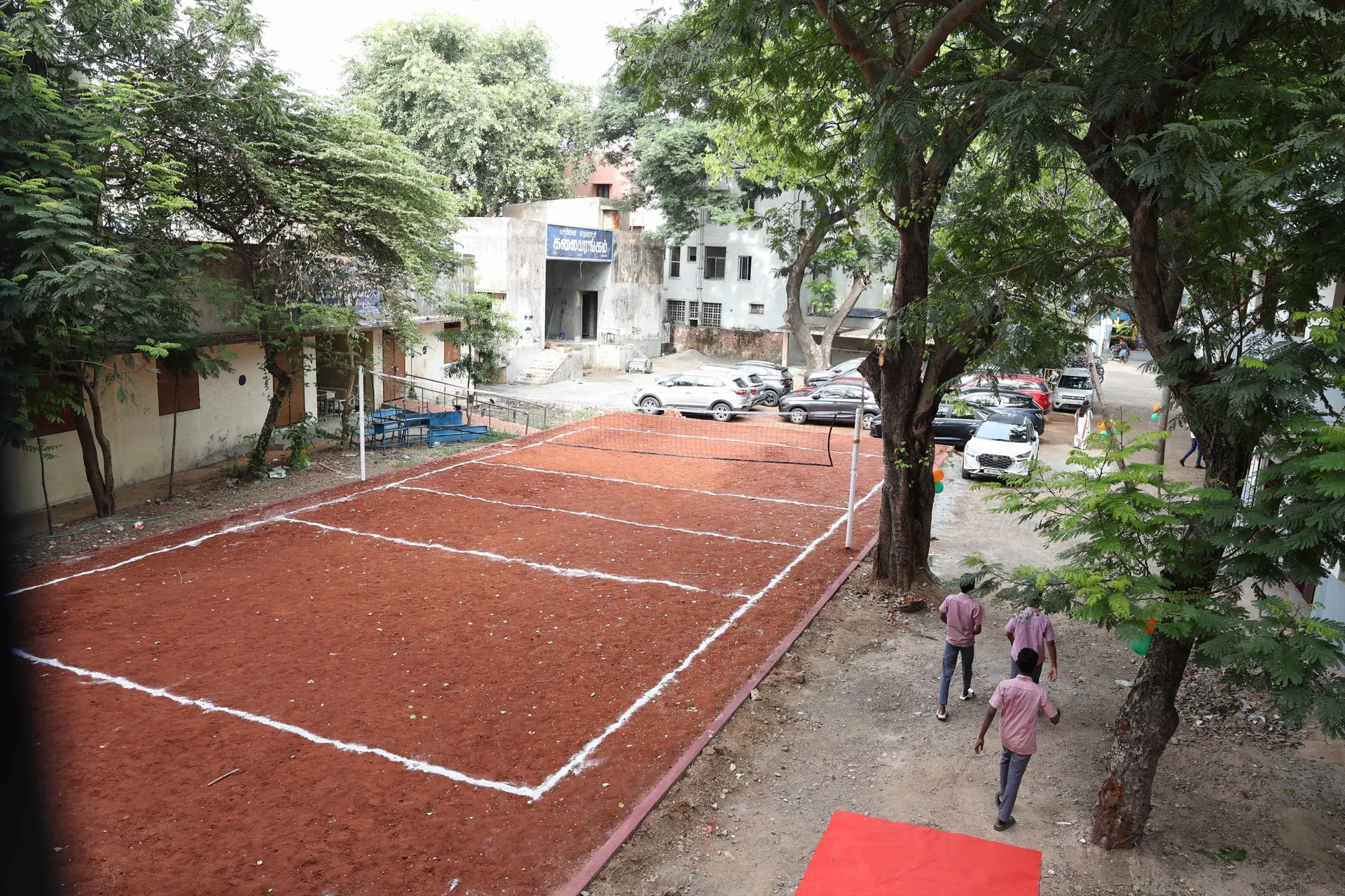 Multi-purpose outdoor sports court inauguration
